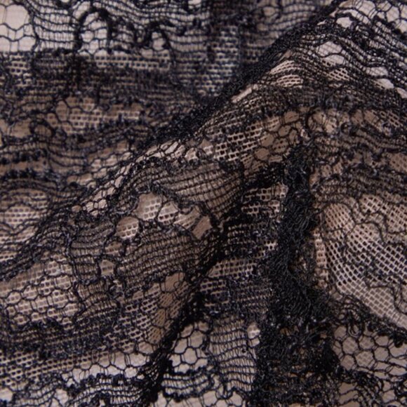 Kiki De Montparnasse grey blue satin-trimmed lace bra size 34B - Picture 3 of 9